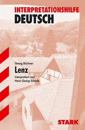 Lenz. Interpretationshilfe Deutsch de Hans-Georg Schede