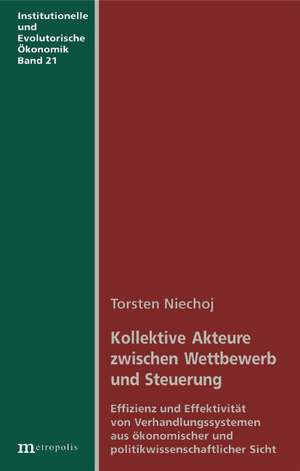 Kollektive Akteure zwischen Wettbewerb und Steuerung de Torsten Niechoj