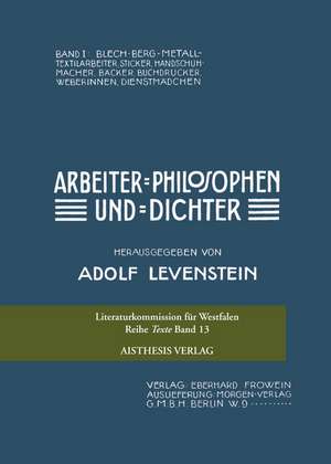 Arbeiter-Philosophen und -Dichter de Adolf Levenstein