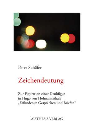 Zeichendeutung de Peter Schäfer