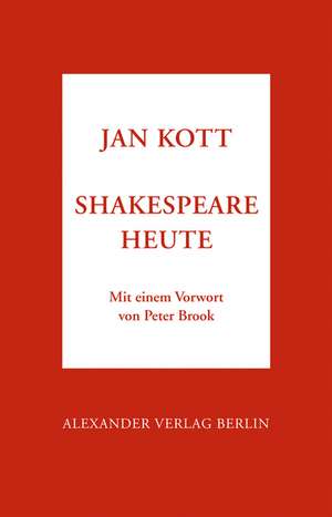 Shakespeare heute de Jan Kott