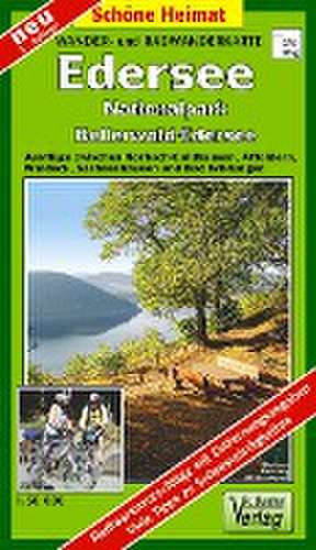 Wander- und Radwanderkarte Edersee, Nationalpark Kellerwald-Edersee de Verlag Barthel