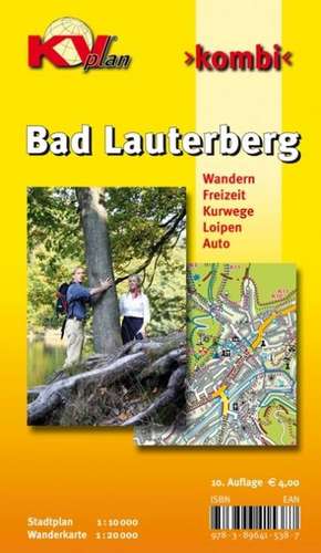 Bad Lauterberg, KVplan, Wanderkarte/Freizeitkarte/Stadtplan, 1:20.000 / 1:10.000