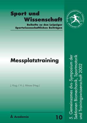 Messplatztraining de Jürgen Krug