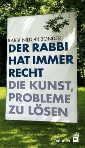 Der Rabbi hat immer Recht de Nilton Bonder