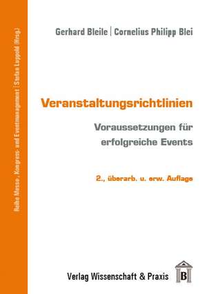 Veranstaltungsrichtlinien de Gerhard Bleile