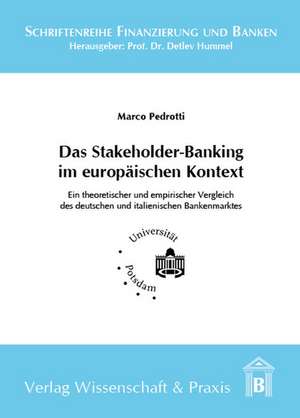 Das Stakeholder-Banking im europäischen Kontext de Marco Pedrotti