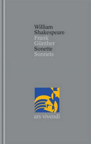 Sonette / Sonnets (Shakespeare Gesamtausgabe, Band 38) - zweisprachige Ausgabe de William Shakespeare