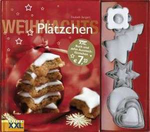 Weihnachtsplaetzchen mit 10 Foermchen