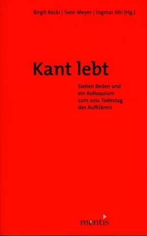 Kant lebt de Birgit Recki