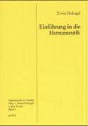 Einführung in die Hermeneutik de Erwin Hufnagel