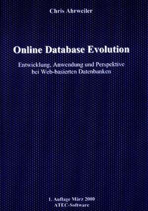 Online Database Evolution de Chris Ahrweiler