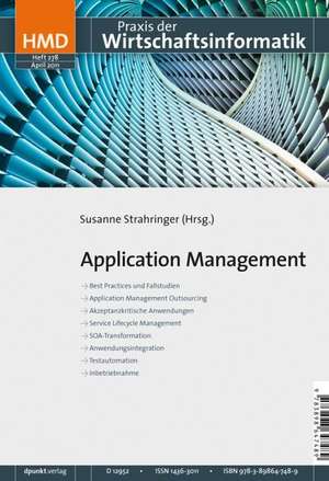 Application Management de Susanne Strahringer