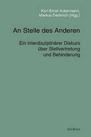 An Stelle des Anderen de Karl-Ernst Ackermann