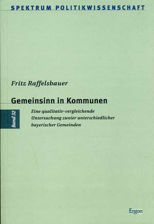 Gemeinsinn in Kommunen de Fritz Raffelsbauer