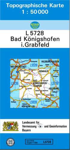 Bad Königshofen im Grabfeld 1 : 50 000