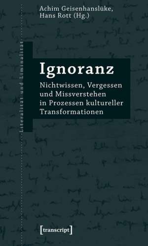 Ignoranz de Achim Geisenhanslüke