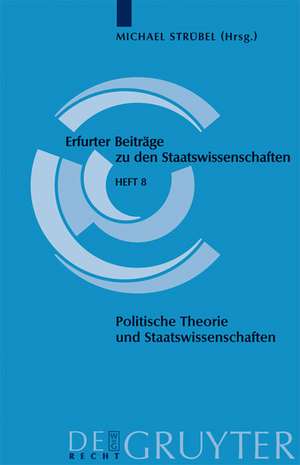 Politische Theorie und Staatswissenschaften de Michael Strübel