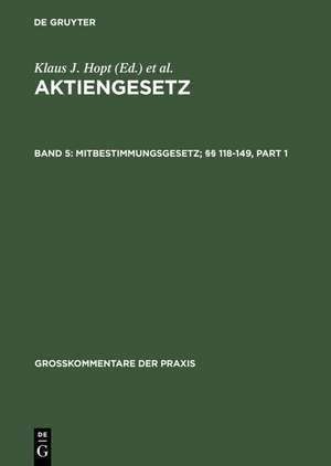 Mitbestimmungsgesetz; §§ 118-149 de Sebastian Mock