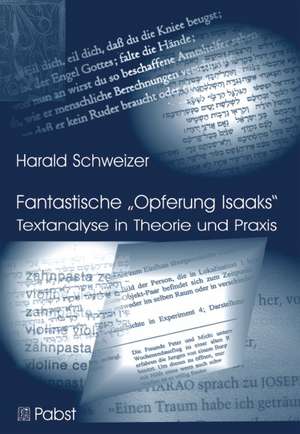 Fantastische "Opferung Isaaks" de Harald Schweizer