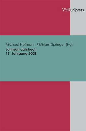 Johnson-Jahrbuch Bd. 15 / 2008 de Michael Hofmann