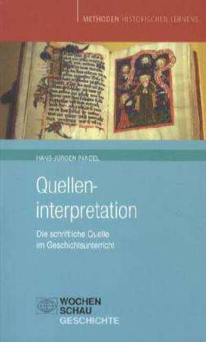 Quelleninterpretation de Hans J Pandel