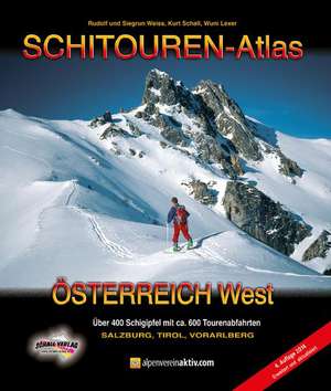 Schitourenatlas Österreich West de Rudolf Weiss