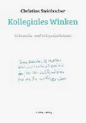 Kollegiales Winken de Christian Steinbacher