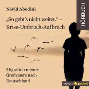 "So geht's nicht weiter." - Krise-Umbruch-Aufbruch de Navid Abedini