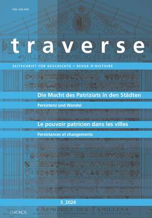 Die Macht des Patriziats in Städten | Le pouvoir patricien dans les villes