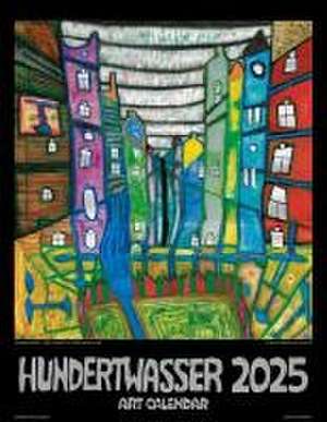 Hundertwasser Art Calendar 2025 de Wörner Verlag GmbH