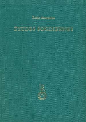 Etudes Sogdiennes de Emile Benveniste