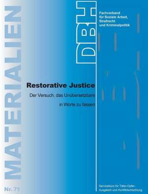 Restorative Justice de TOA-Servicebüro für Täter-Opfer-Ausgleich und Konfliktschlichtung