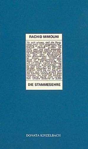 Die Stammesehre de Rachid Mimouni