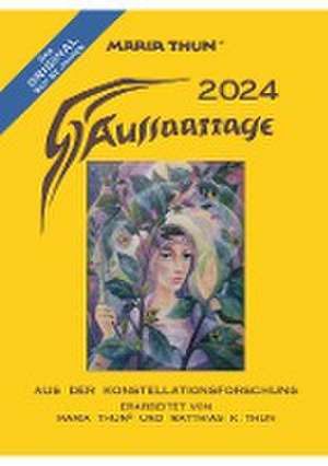 Aussaattage 2024 Maria Thun Wandkalender de Matthias K. Thun