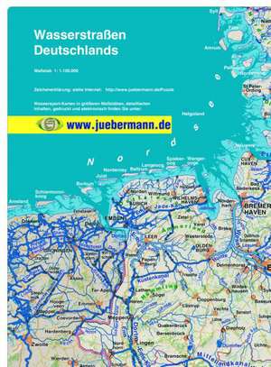 Wasserstraßen Deutschland 1 : 1 100 000