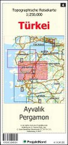 Ayvalik - Pergamon - Topographische Reisekarte 1:250.000 Türkei (Blatt 4) de Jens Uwe Mollenhauer