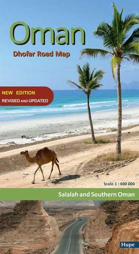 Oman: Dhofar Road Map de Manfred Vachal