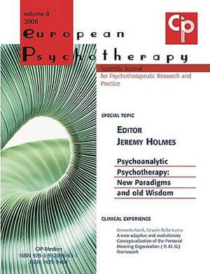 European Psychotherapy Vol. 8