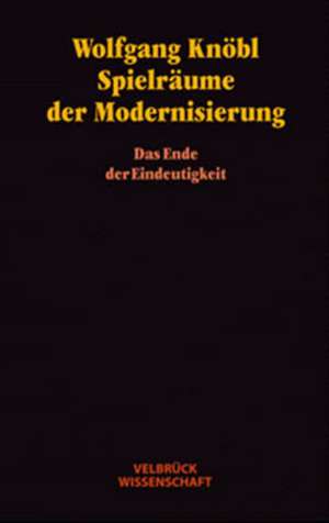 Spielräume der Modernisierung de Wolfgang Knöbl