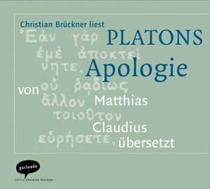 Platons Apologie. CD de Platon