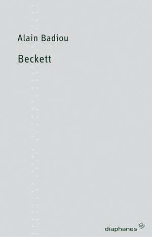 Beckett de Alain Badiou