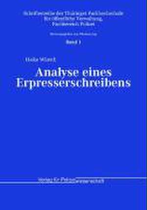 Analyse eines Erpresserschreibens de Heike Würstl