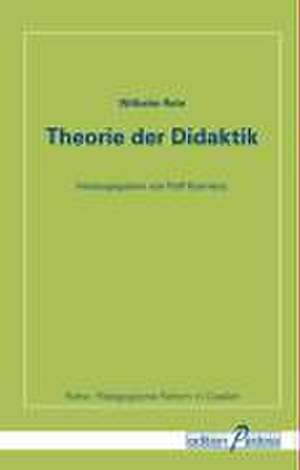 Theorie der Didaktik de Wilhelm Rein