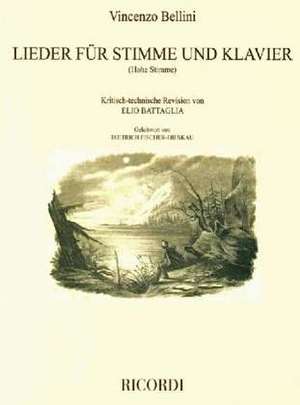 Lieder für Singstimme und Klavier de Vincenzo Bellini