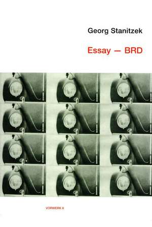 Essay - BRD de Georg Stanitzek