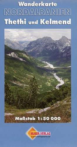 Hiking Map Northern Albania 1: 50 000