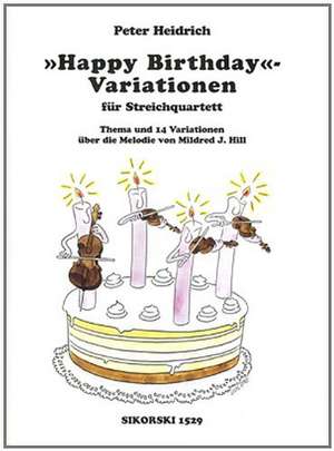 Happy Birthday - Variationen de Peter Heidrich