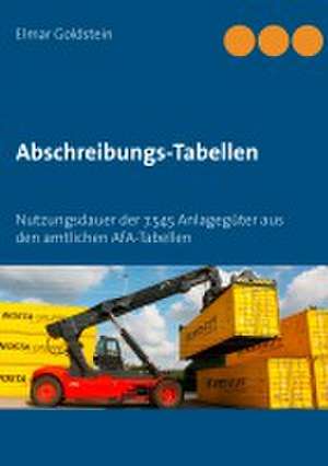 Abschreibungs-Tabellen de Elmar Goldstein
