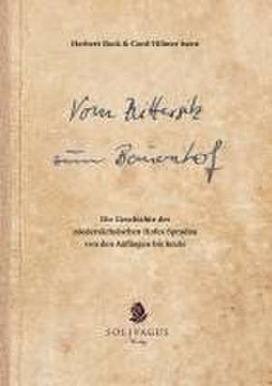 Vom Rittersitz zum Bauernhof de Herbert Bock